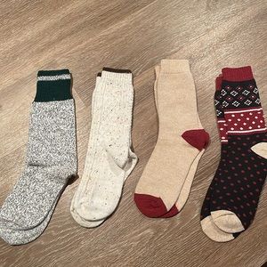 Thick winter socks 4 for $20